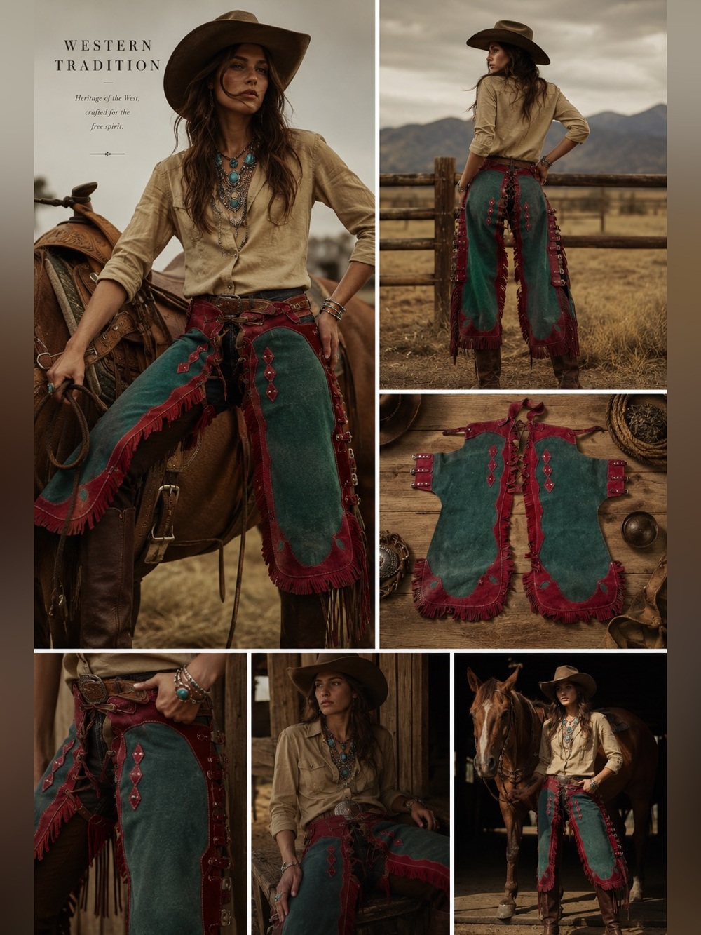Vintage Western Suede Cowboy Chinks Fringe Rodeo Ranch Wear